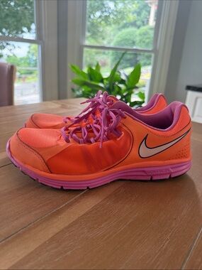Nike Orange and Pink Trainer Sneakers
